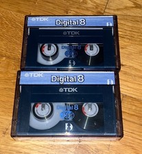 2 x TDK Digital 8 Camcorder
