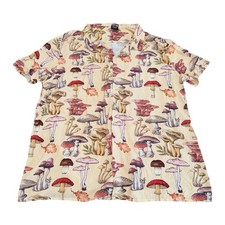 Mushroom button shirt - mushroom,