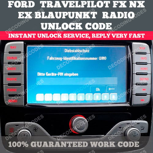 Ford radio code service travel - ford,