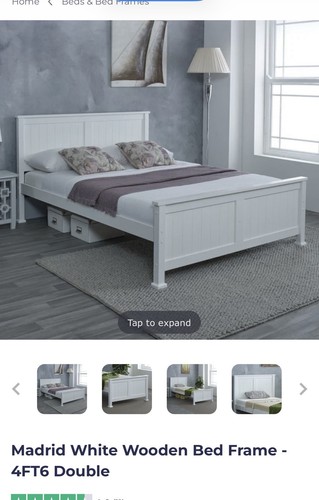 Madrid double bed frame - madrid,