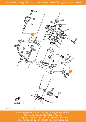 Yamaha reflector assy - yamaha,