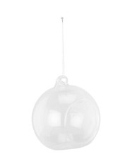 Christmas Clear Open Fillable Baubles x 10