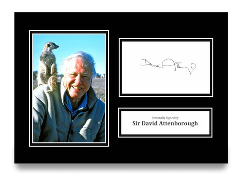 Sir david attenborough signed - attenborough,