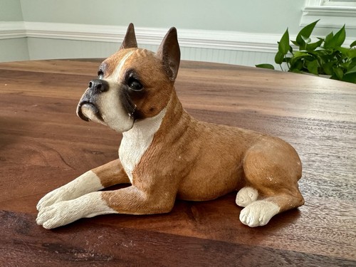 Sandicast boxer dog - dog, sculpture