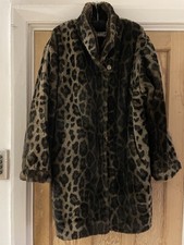 Vintage Faux Fur Leopard Print