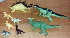 8x Safari ltd Dinosaurs Early learning centre T-rex stegosaurus, baby dinosaurs