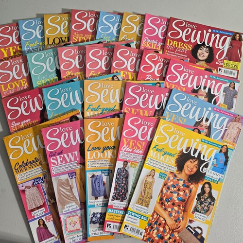 Love sewing magazines 25x - sewing,