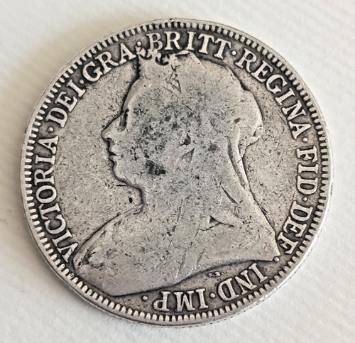 1901 queen victoria florin two - 1901,