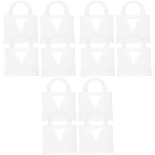 12pcs transparent reusable - transparent,