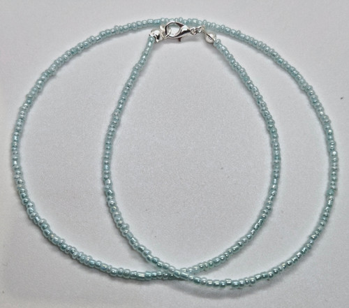 Mint green ceylon seed bead - mint,