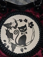 Cat Design Shoulder Bag Faux