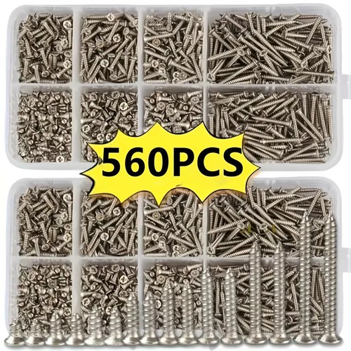560pcs self tapping - tapping, wood