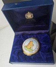 Halcyon Days Enamels Trinket Box Disney Winnie The Pooh with Box