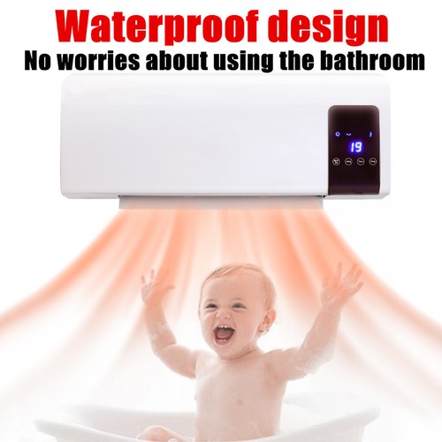2kw wall fan heaters timer - wall,
