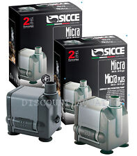 Sicce Micra Pump Submersible Recirculation Back Filter Sump Aquarium Fish Tank