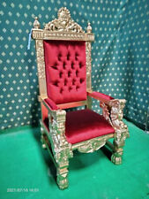 Gold and Red Large Throne