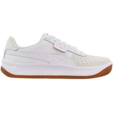 PUMA California Exotic Perforated Lace Up  Womens White Sneakers Casual Shoes 36