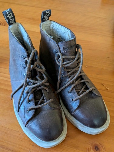 Martens brown leather - martens,