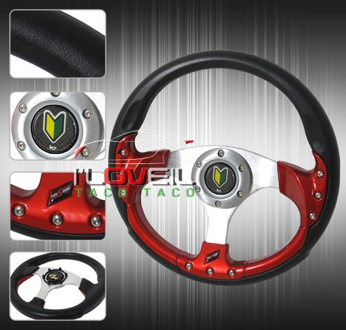 320mm jdm black red plastic - jdm,