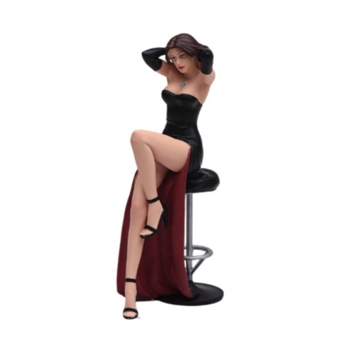 Painted resin figurine - painted,