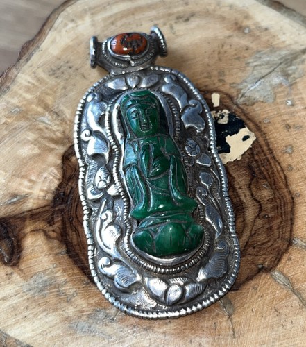 Vintage sterling silver carved - silver,