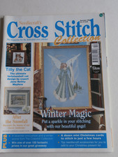 Cross Stitch Collection magazine #27 Winter Magic Angel Cat Snowfall Sampler