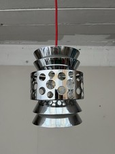 Vintage 70’s Chrome Pendant