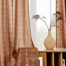 Terracotta Boho Curtains 84