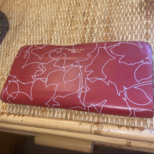 Radley red leather purse - leather,