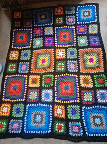 Handmade multicolour patchwork - multicolour,