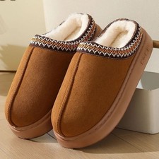 UGG Dupes Suede Plush-Lined Cozy Half Winter 2025 Mules