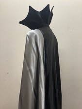 Black Halloween Vampire Cloak Robe Length Approx 55” (3)
