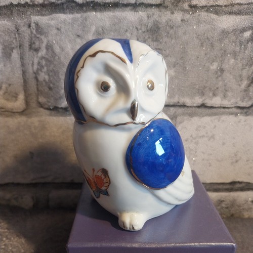 White owl ceramic - ceramic, small