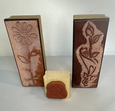 Bundle of Wooden Rubber Stamps