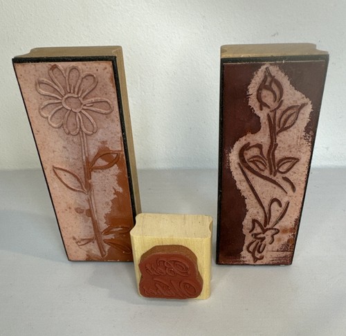 Bundle wooden rubber stamps - of,
