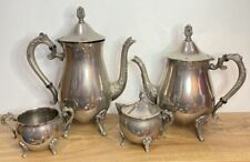 Tea & Coffee Set 4pc Ornate
