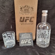 UFC decanter glass box sets can be personalised