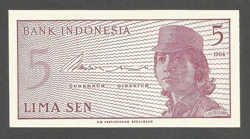 Indonesia sen 1964 unc - sen,