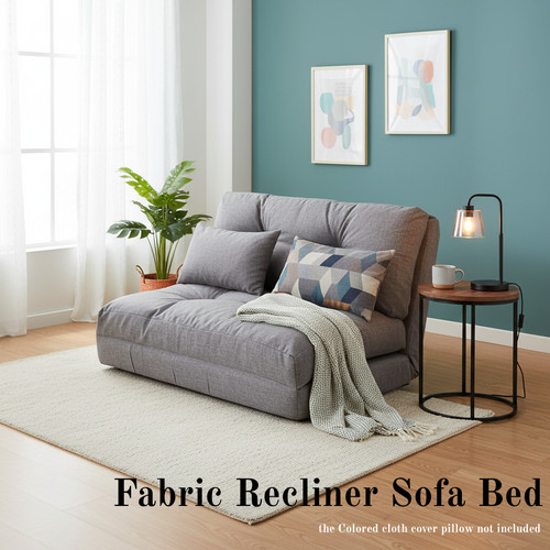 Fabric recliner sofa - recliner,