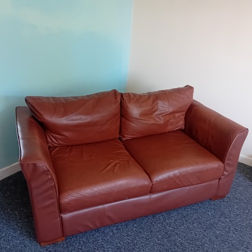 Seater faux leather sofa - seater,