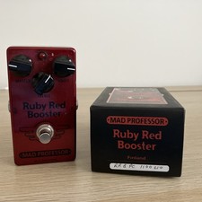 Mad Professor Ruby Red Booster, Overdrive Guitar Effects Pedal. Boxed.