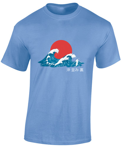 Japanese wave mens - wave, shirt