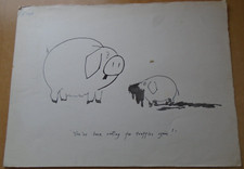 Michael ffolkes, pen & ink