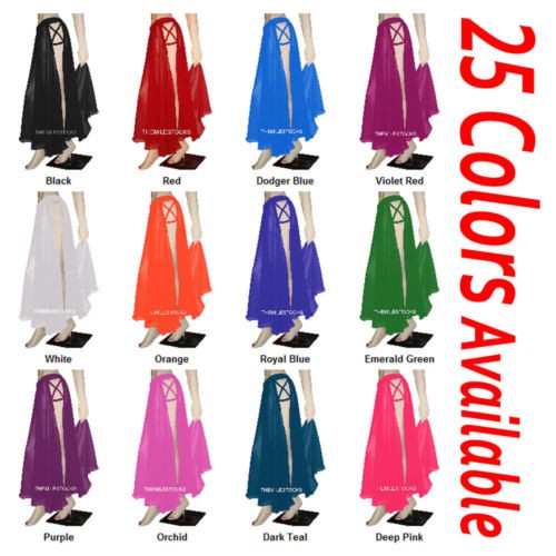 Tms multi chiffon slit full - multi,