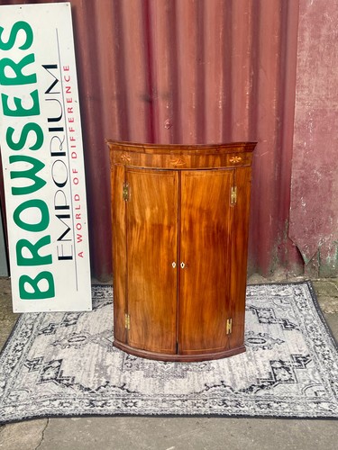 Antique bow front corner - antique,