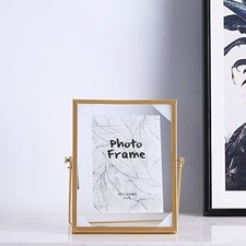 Glass 4x6 Photo Frame Metal
