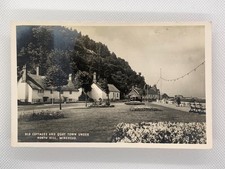SOMERSET Real Photo Postcard MINEHEAD Old Cottages Quay Town North Hill RPPC