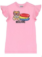 Moschino Teen Girls Teddy Bear Dress Age 14 Pink  Immaculate