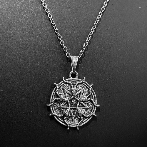 Unisex vintage look baphomet - vintage,