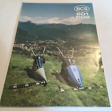 BCS 601 602 Finger Bar Mower Allen Scythe type Original 1980s Sales BROCHURE